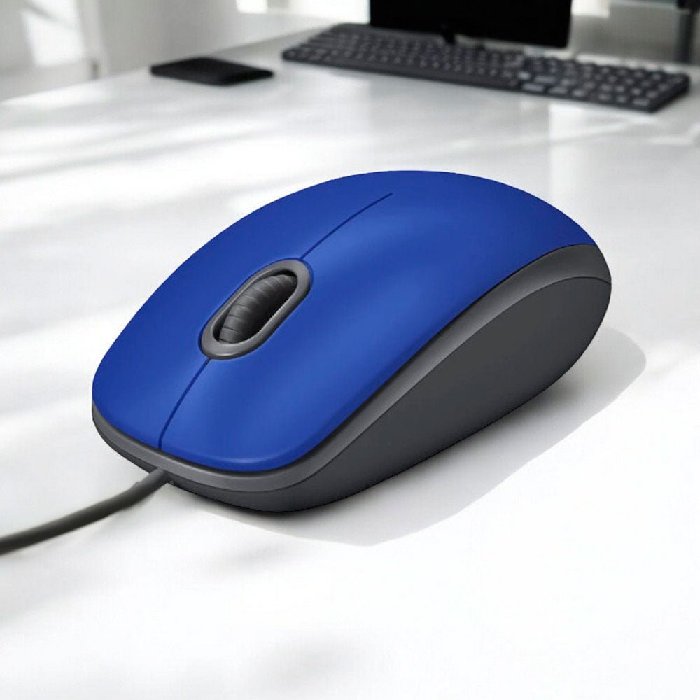 Mouse Logitech M110 Silent / Con Cable / Azul - Logitech - Titan.com.pa - 097855178367