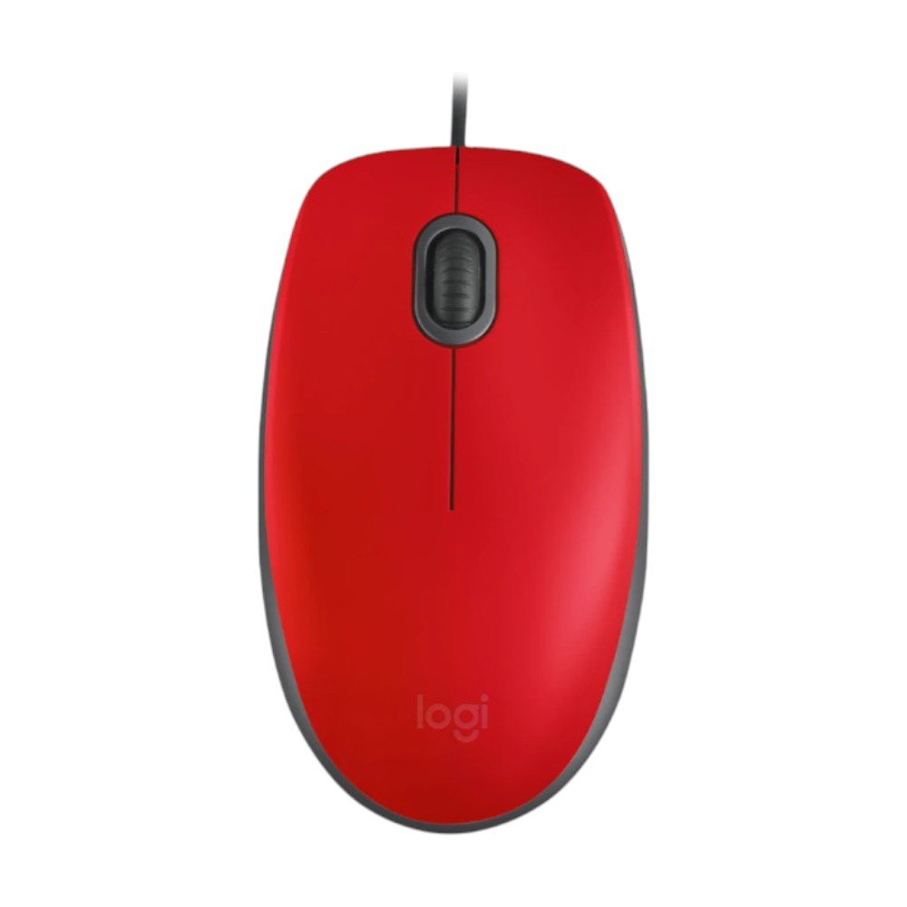 Mouse Logitech M110 Silent / Con Cable / Rojo - Logitech - Titan.com.pa - 097855181121