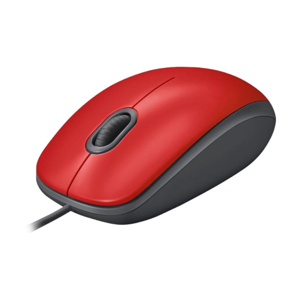 Mouse Logitech M110 Silent / Con Cable / Rojo - Logitech - Titan.com.pa - 097855181121