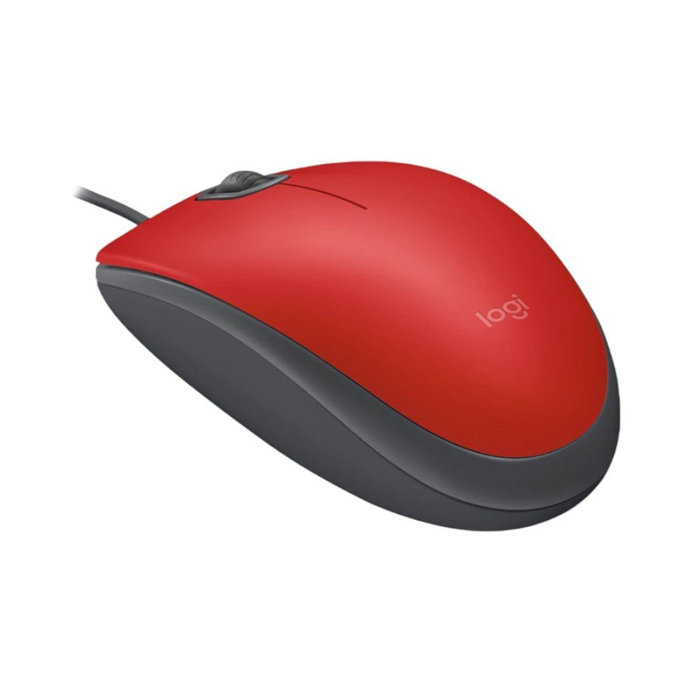 Mouse Logitech M110 Silent / Con Cable / Rojo - Logitech - Titan.com.pa - 097855181121