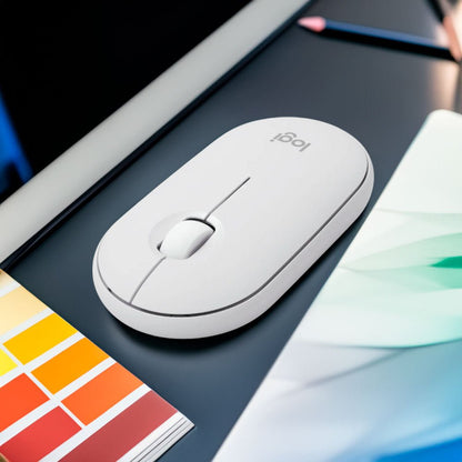 Mouse Logitech Pebble 2 M350S - Blanco - Logitech - Titan.com.pa - 097855185600