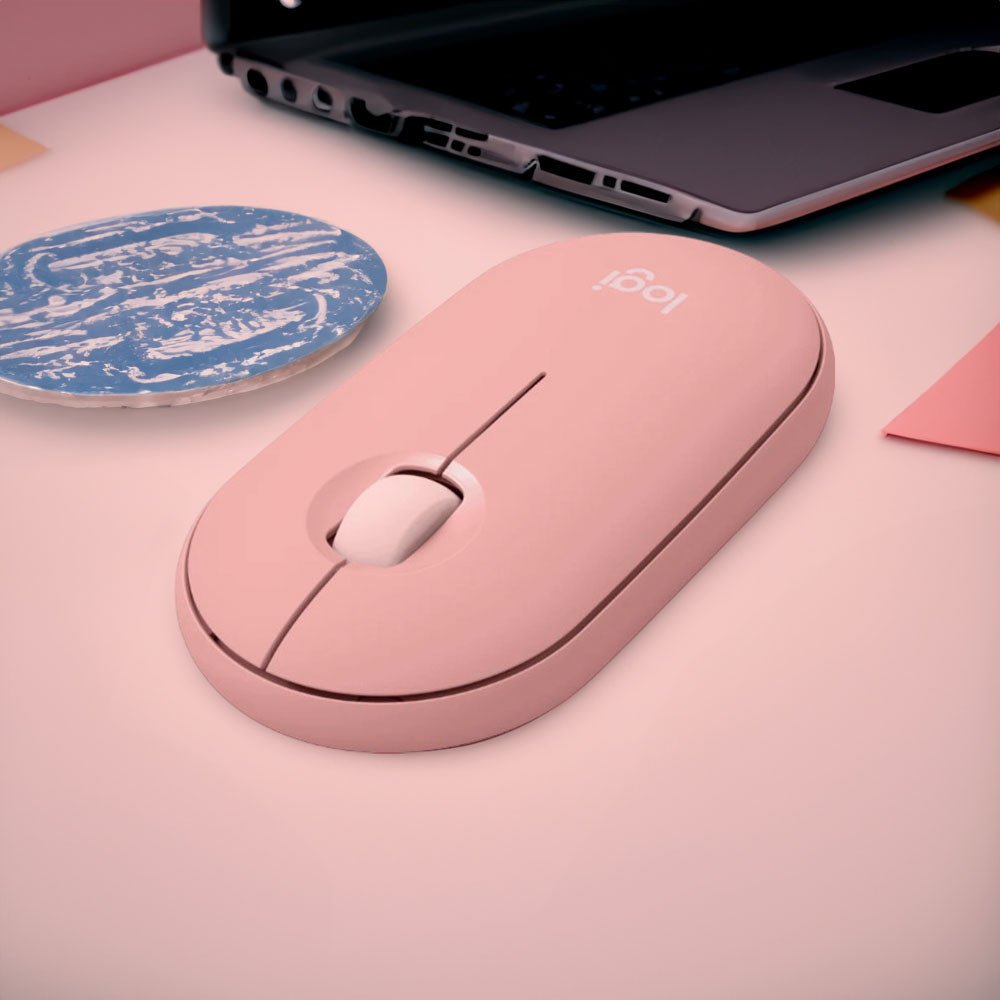 Mouse Logitech Pebble 2 M350S - Rosado - Logitech - Titan.com.pa - 097855185617