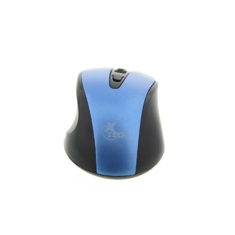 Mouse Óptico Inalámbrico X-Tech Azul - X-TECH - Titan.com.pa - 798302230576