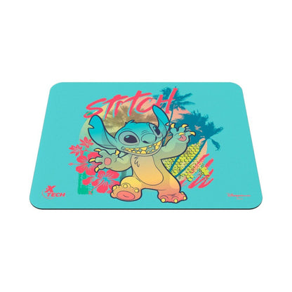 Mouse pad Xtech Stitch azul con superficie de tela y base antideslizante. Precisión, velocidad y diseño divertido para tu escritorio. En Titán Panamá.