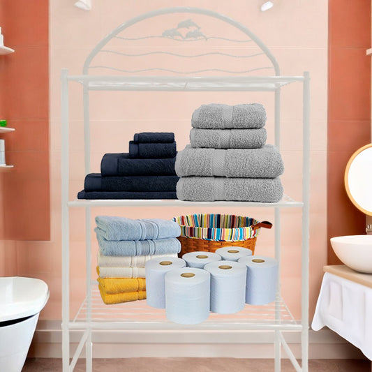 Mueble De almacenamiento Independiente Para Baño 3 Niveles - Easy Home - Titan.com.pa - 2100000030552