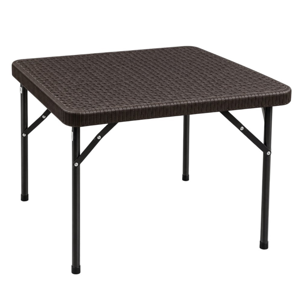 Mesa plástica plegable SH-R86 de 86 x 86 cm.