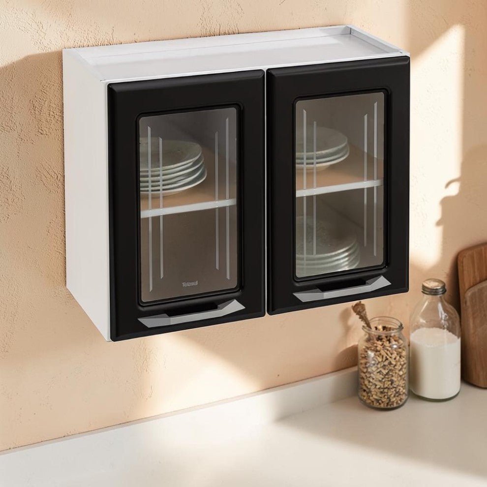 Mueble Para Cocina Aereo Telasul 2 Puertas de Vidrio 70 cm x 29 cm x 55 cm - Telasul - Titan.com.pa - 132990024404