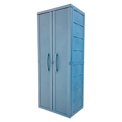 Armario Grande Rattan Rimax / Azul Petróleo