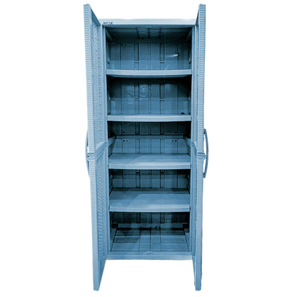 Armario Grande Rattan Rimax / Azul Petróleo