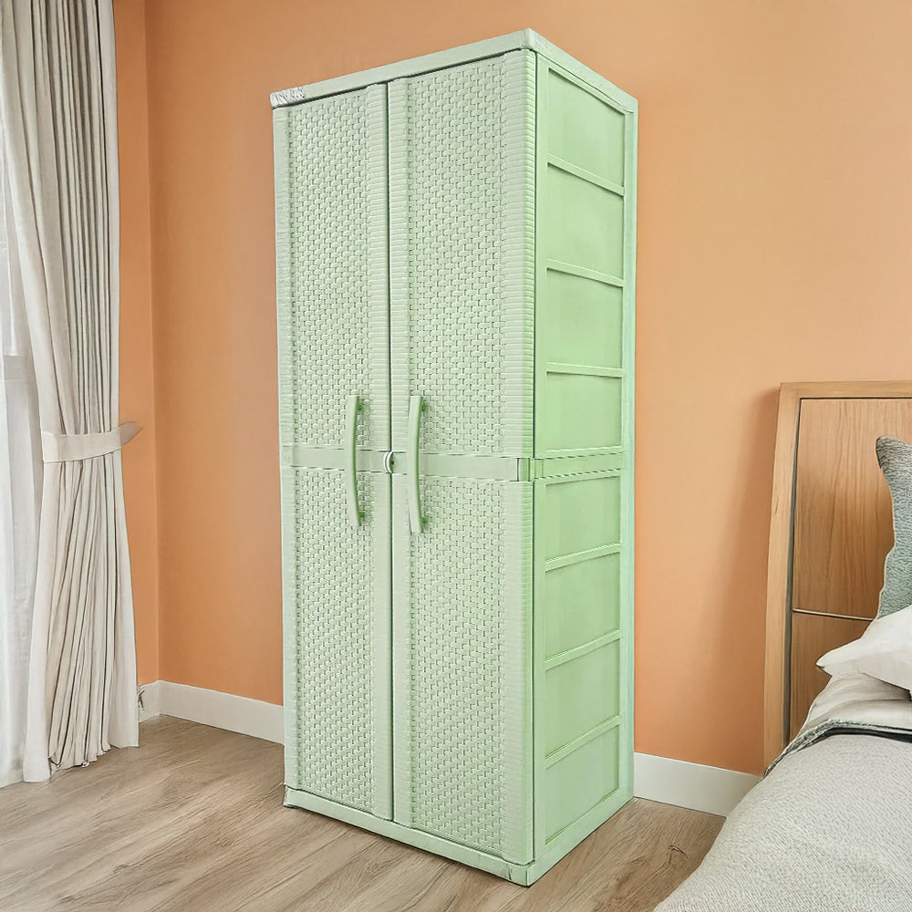 Armario Grande Rattan Rimax / Verde