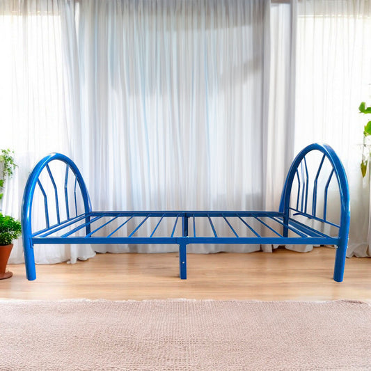 Cama Twin Elements Furniture Azul De Metal