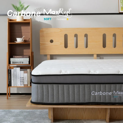 Colchón King Carbone / Ortopédico / Al Vacío Max Rest