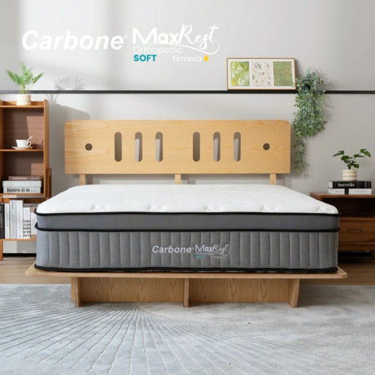 Colchón Queen Carbone / Ortopédico / Al Vacío Max Rest