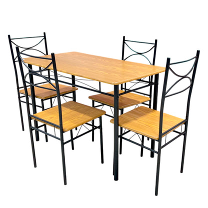 Comedor MDF 4 Puestos Elements Furniture - Cherry