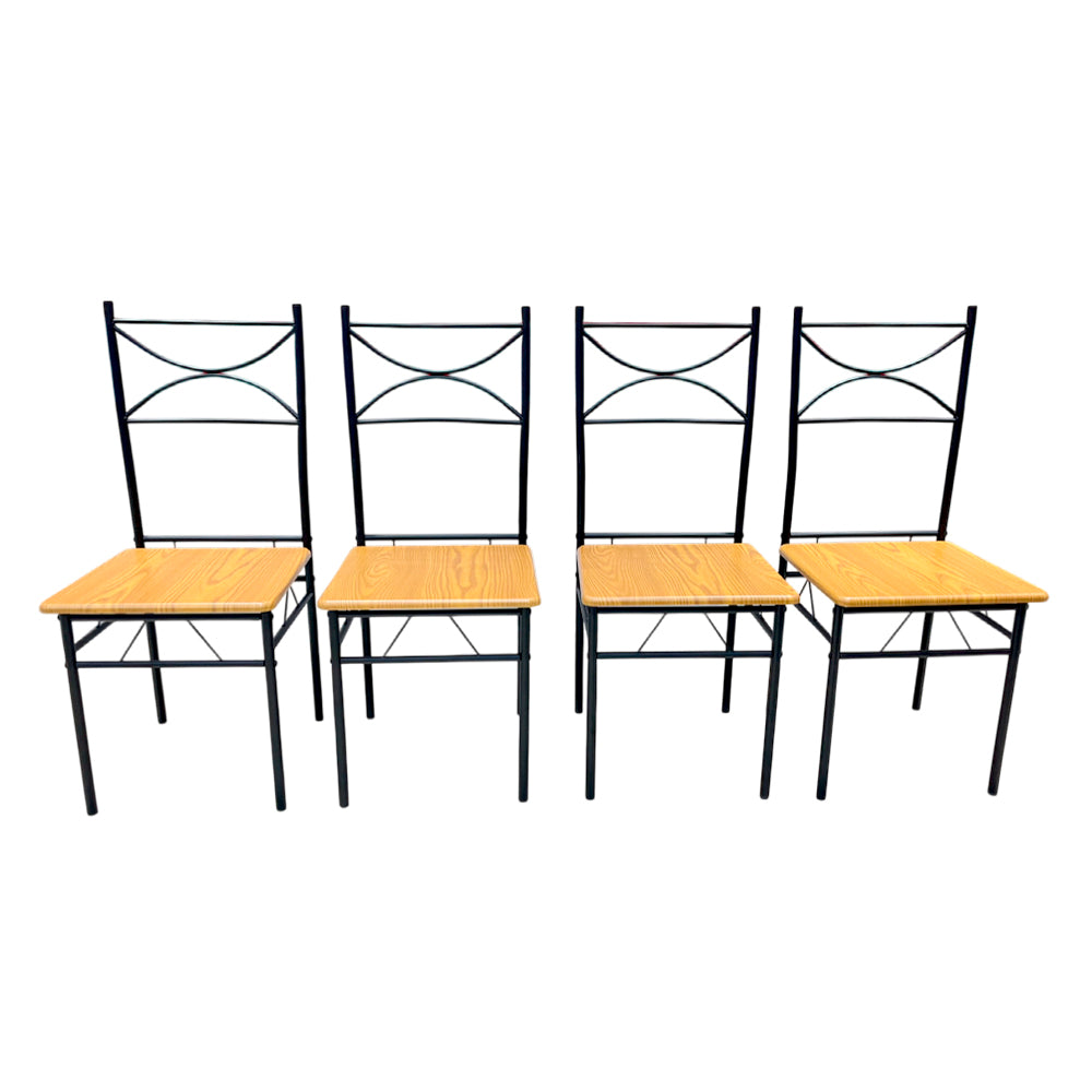 Comedor MDF 4 Puestos Elements Furniture - Cherry