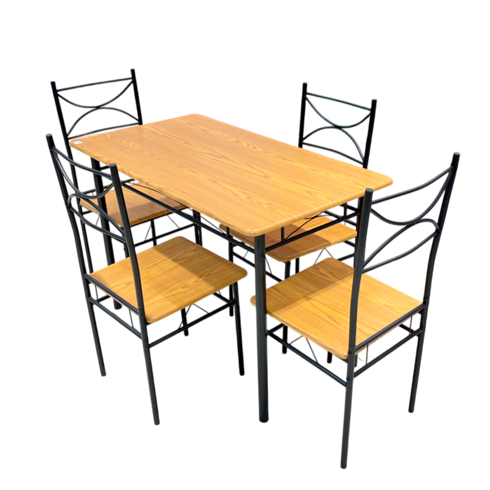 Comedor MDF 4 Puestos Elements Furniture - Cherry