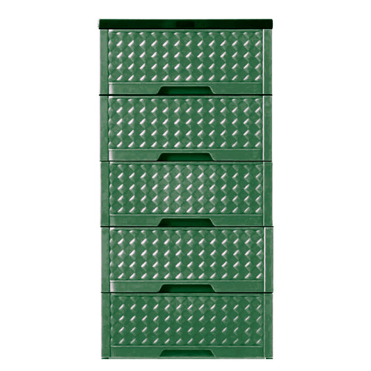 Gavetero Moderno Plastek 5 Gavetas / Verde