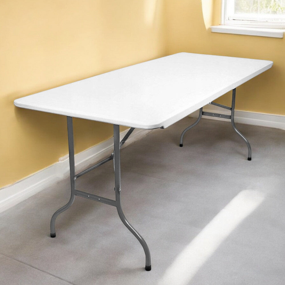 Mesa plástica plegable 6FT BSL-C184 de 183 cm de largo.