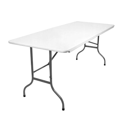 Mesa plástica plegable 6FT BSL-C184 de 183 cm de largo.