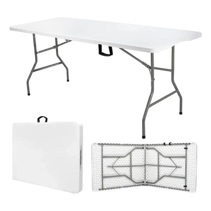 Mesa plegable 6FT HS-NZ180 de 183 cm de largo.