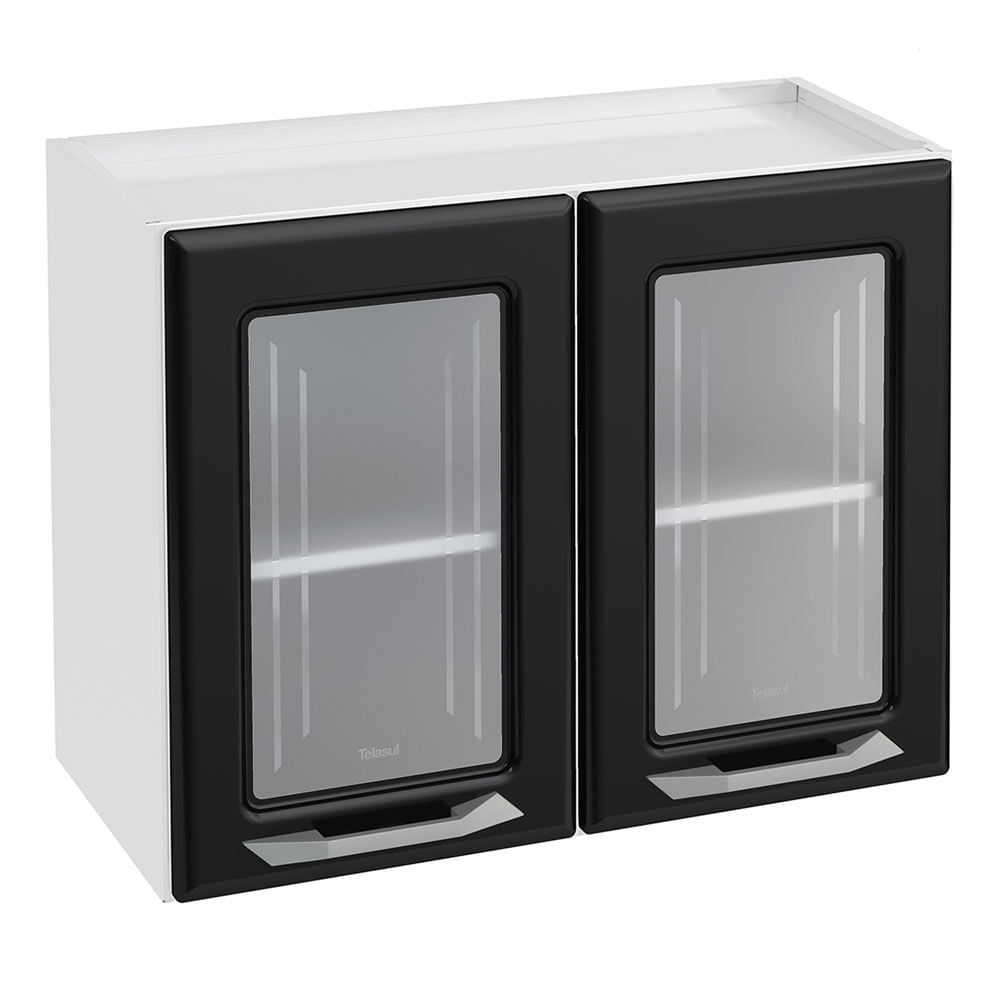 Mueble Para Cocina Aereo Telasul 2 Puertas de Vidrio 70 cm x 29 cm x 55 cm