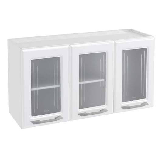 Mueble Para Cocina Aereo Telasul 3 Puertas de Vidrio 105 cm x 29 cm x 55 cm