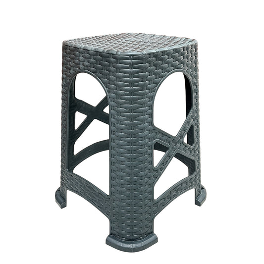 Banco Plástico Ozhavan Plastic Apariencia Rattan