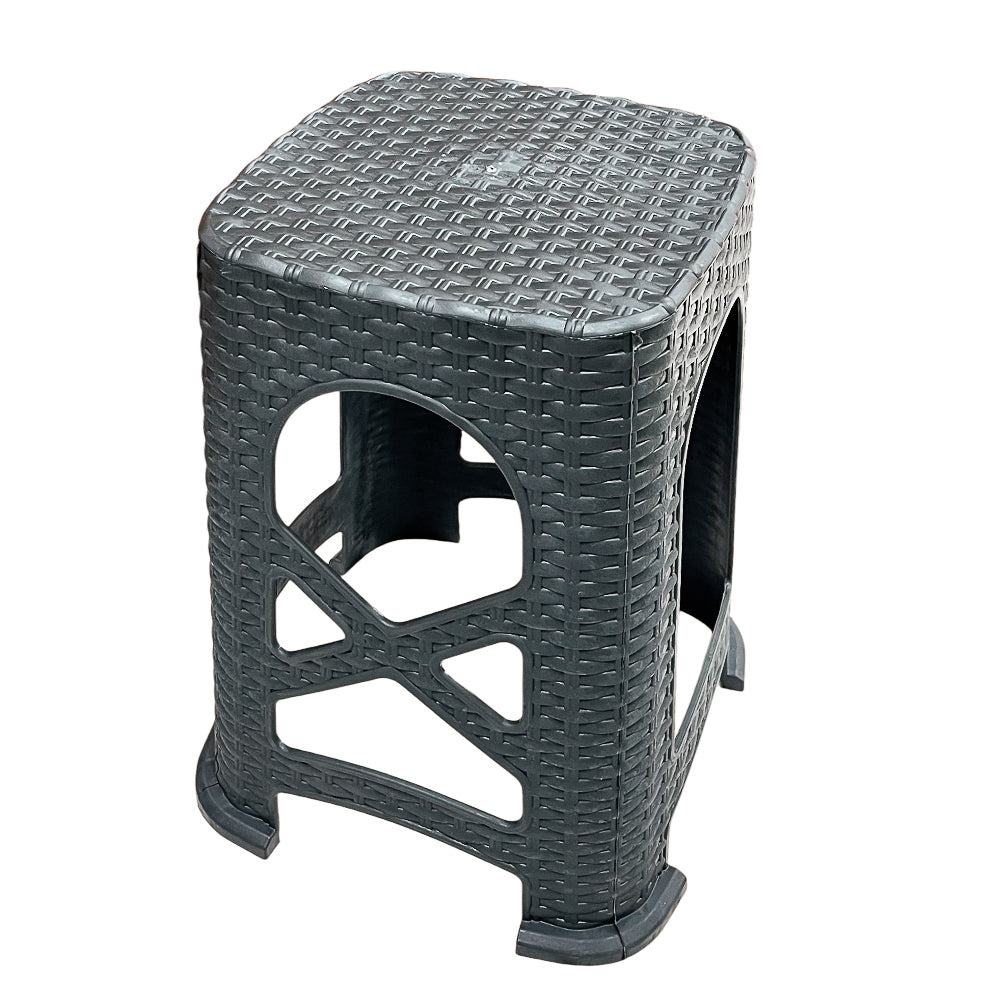 Banco Plástico Ozhavan Plastic Apariencia Rattan