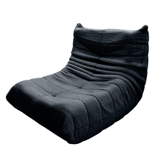 Sofá Modasi negro con diseño contemporáneo minimalista