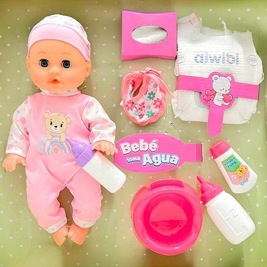 Muñeca Bebé 35 cm con Accesorios / Lunabebe - Lunabebe - Titan.com.pa - 2100000251056