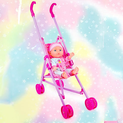 Muñeca Bebé 35 cm con Coche / Lunabebe - Lunabebe - Titan.com.pa - 2100000231164