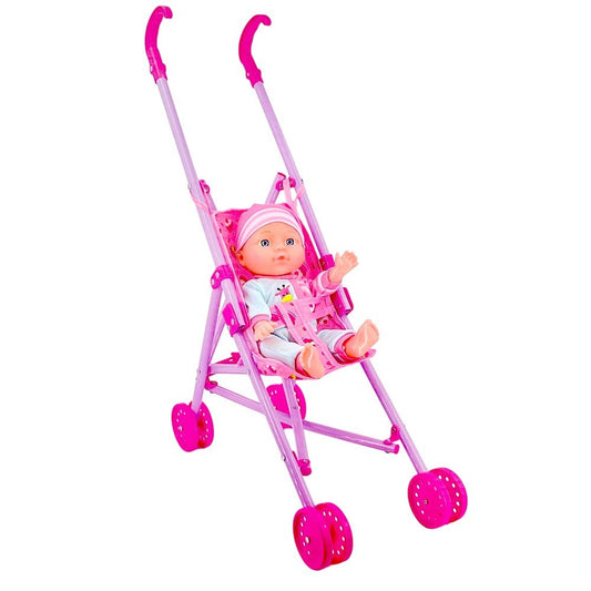 Muñeca Bebé 35 cm con Coche / Lunabebe - Lunabebe - Titan.com.pa - 2100000231164