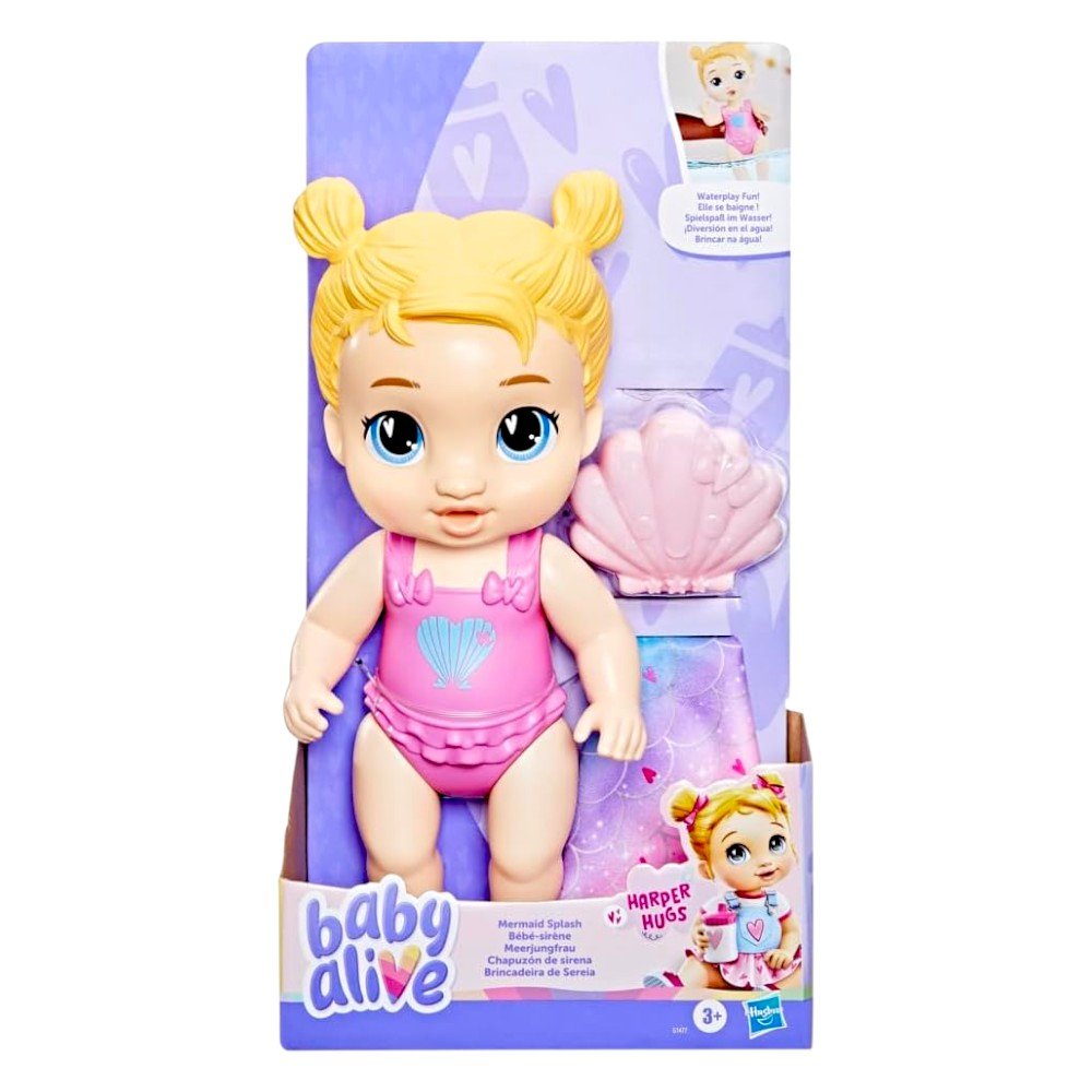 Muñeca Bebé Mermaid Splash BLDH Harper / Baby Alive - Baby Alive - Titan.com.pa - 5010996328489