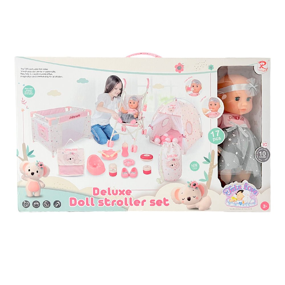 Muñeca Bebé Ron Long / 17 Piezas / Con Coche y Cama - Ron Long - Titan.com.pa - 2100000746590