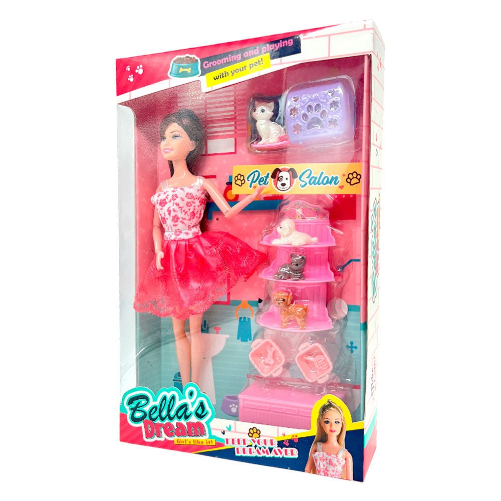Muñeca Bellas Dream Tienda Mascota - KINGHONGDA - Titan.com.pa - 2100000059300
