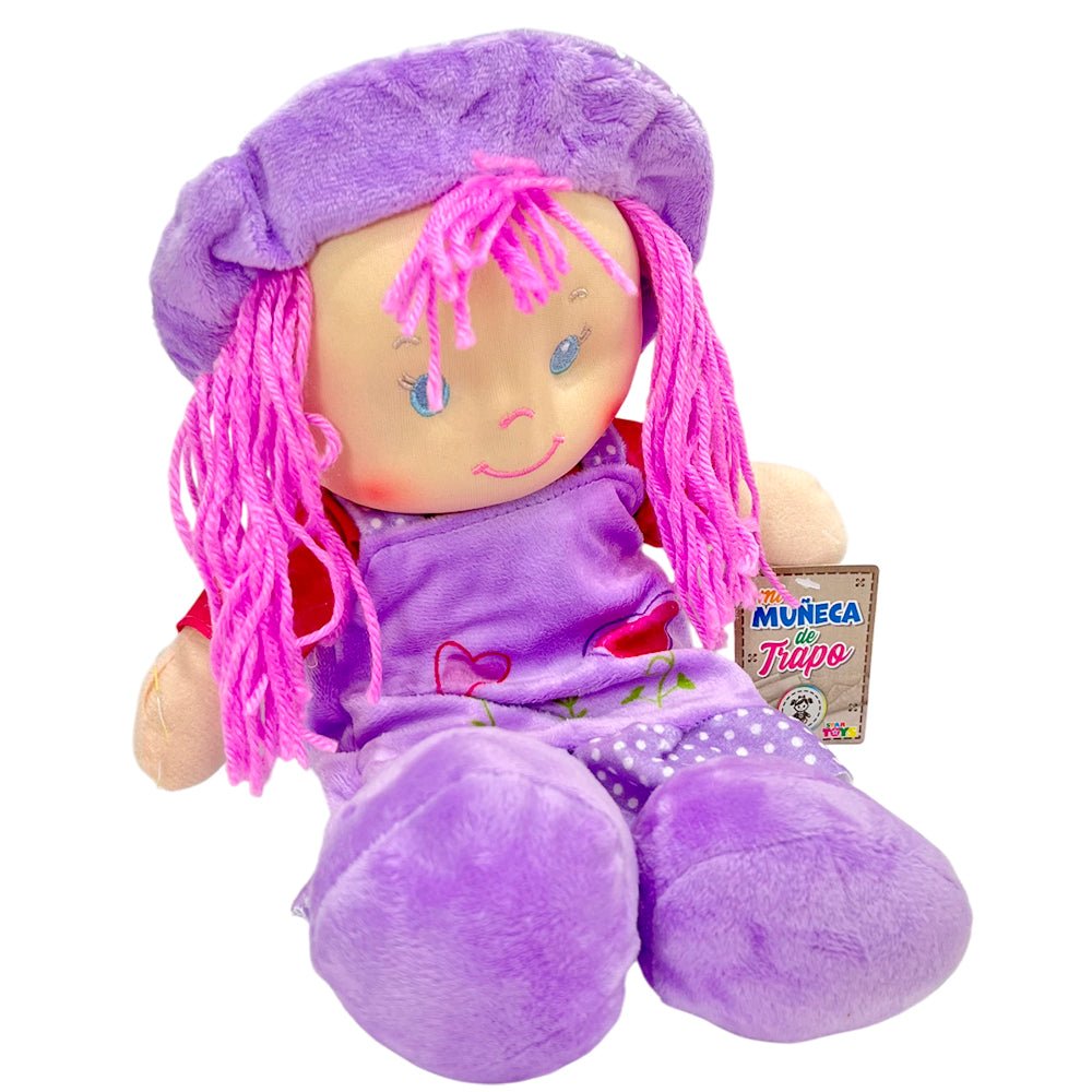 Muñeca de Trapo 14cm Raya con Corazón / Bairong - Bairong - Titan.com.pa - 2100000277438
