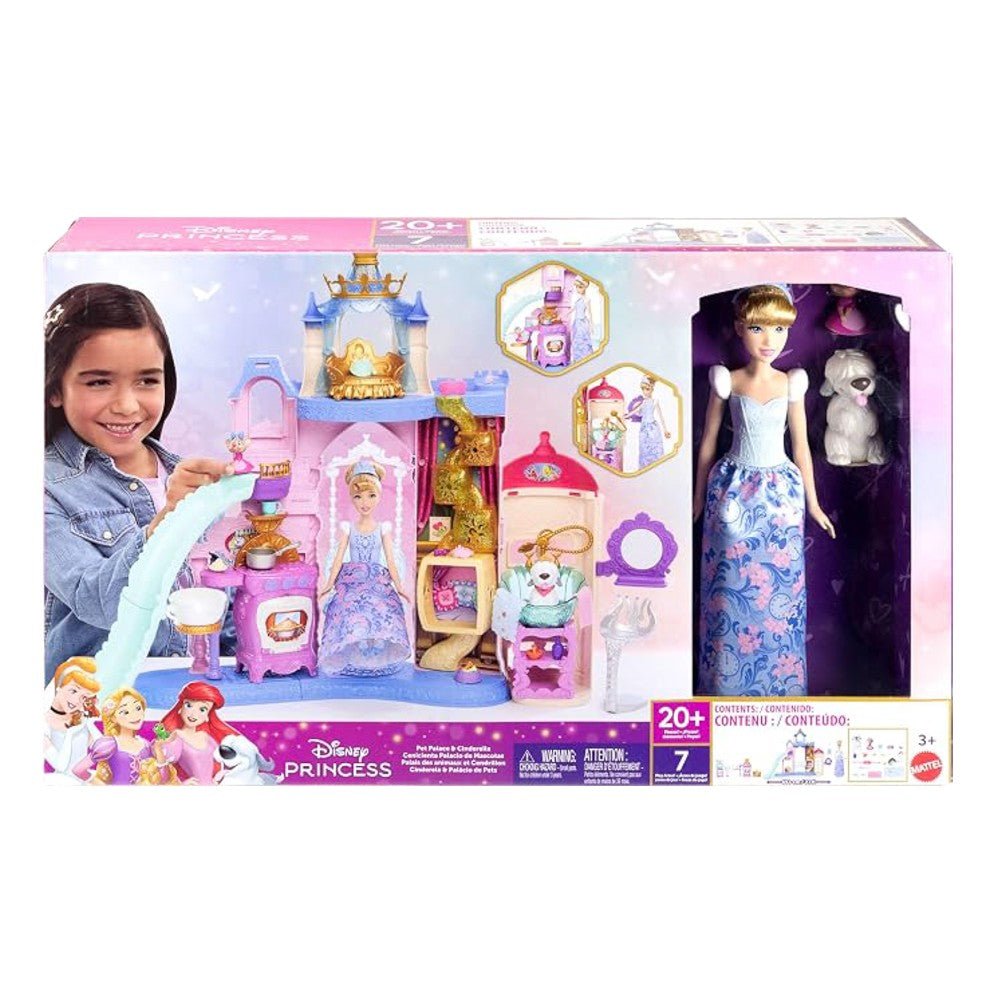Disney Princess Animal Palace con muñeca Cenicienta | Titán Panamá