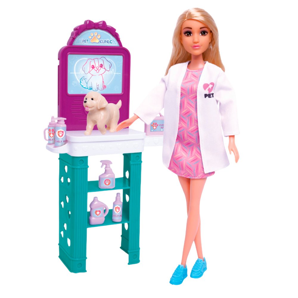 Muñeca Fashion c/Accesorios Veterinaria / Anlily - Anlily - Titan.com.pa - 2100000052851