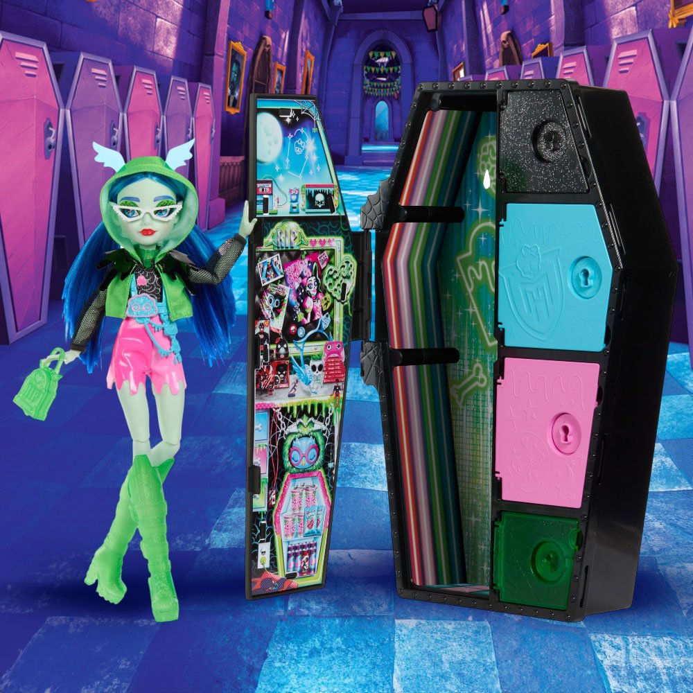 Muñeca Monster High Sustos Ghoulia Neón - MONSTER HIGH - Titan.com.pa - 194735139347