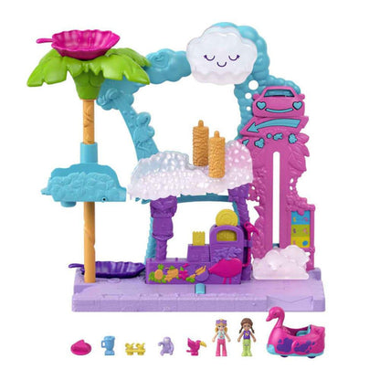Muñeca Polly Pocket / Auto Lavado Pollyville Flamingo Fun - Polly Pocket - Titan.com.pa - 194735068258