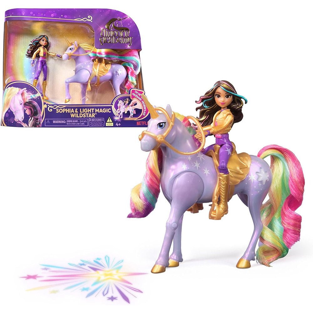 Muñeca Sophia & Wildstar con Luces – Unicorn Academy - Unicorn Academy - Titan.com.pa - 778988249796