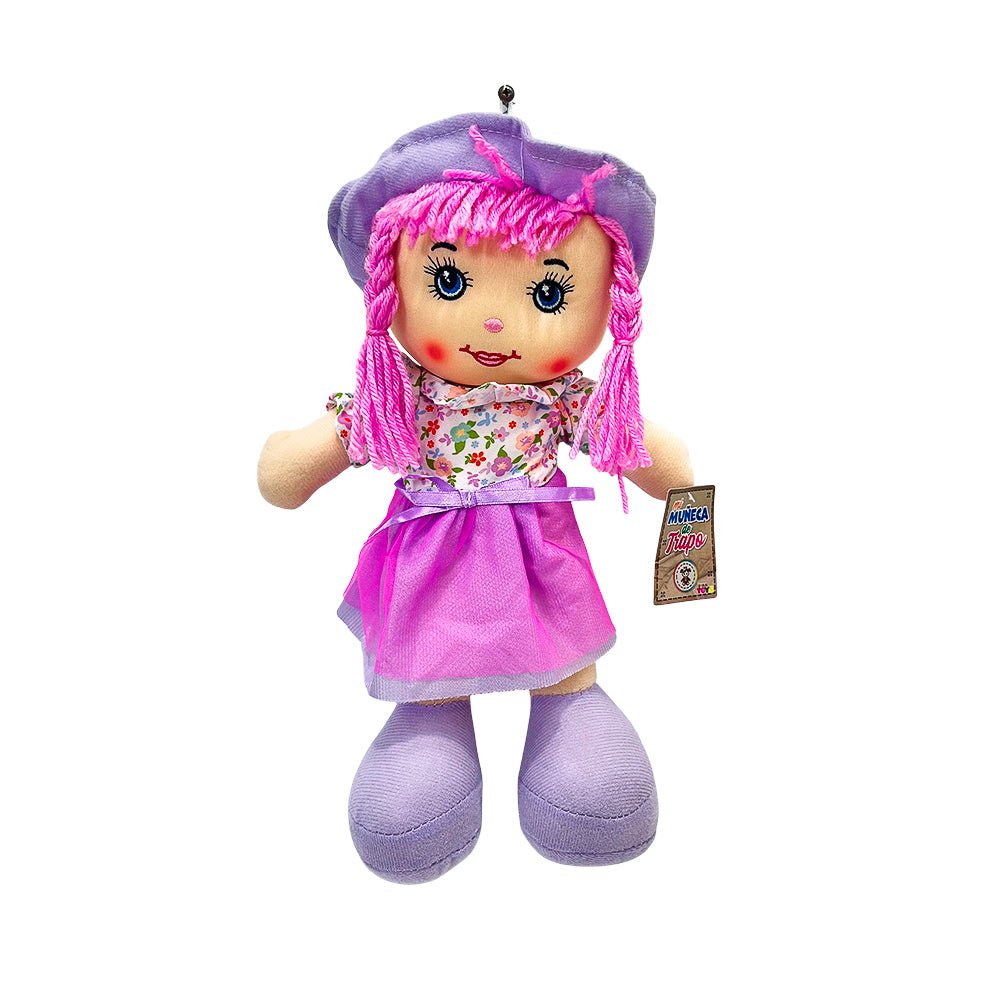 Muñeca Trapo 14 Top c/Flores / Bairong - Bairong - Titan.com.pa - 2100000519095