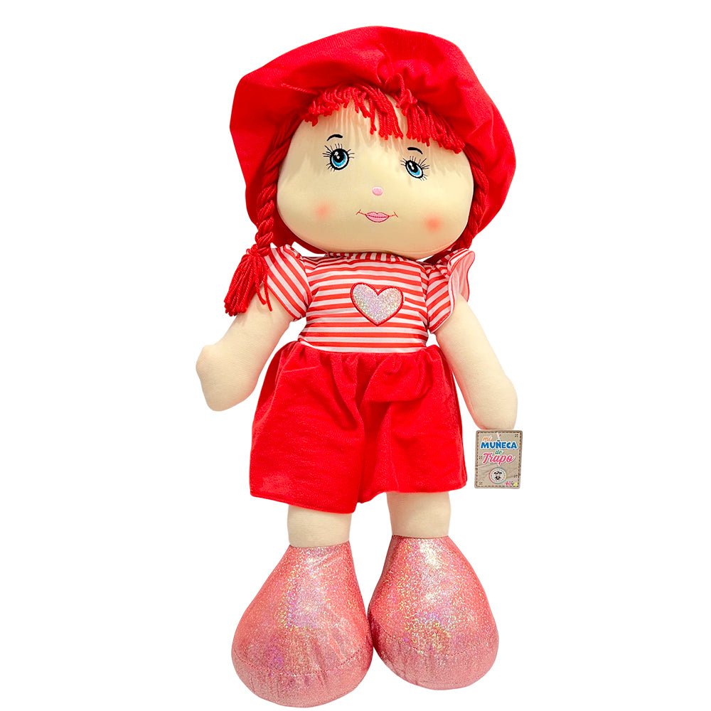Muñeca Trapo 24 Falda con Puntos / Bairong - Bairong - Titan.com.pa - 2100000960651