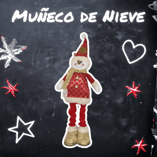 Muñeco de Pie Miro Christmas 33 Cm Rojo/Dorado