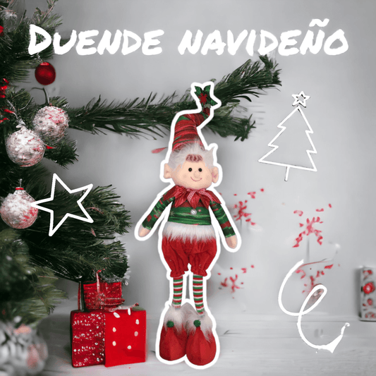 Muñeco de Pie Miro Christmas Duende 56 Cm Rojo/Verde