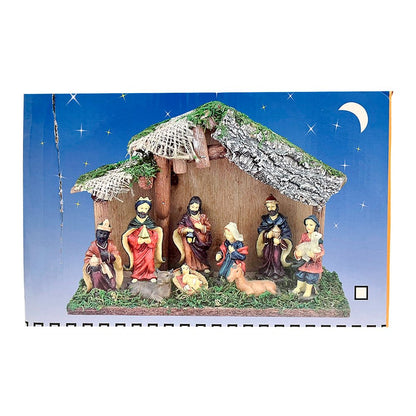 Nacimiento Navidad Con Establo 24 X 18 X 12 CM - Christmas Elegance