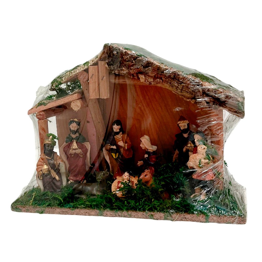 Nacimiento Navidad Con Establo 24 X 18 X 12 CM - Christmas Elegance