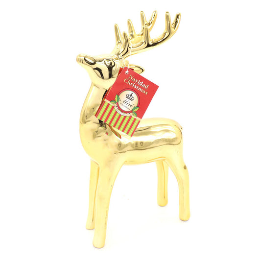 Adorno Reno de Navidad Miró Christmas de Cerámica 8 cm