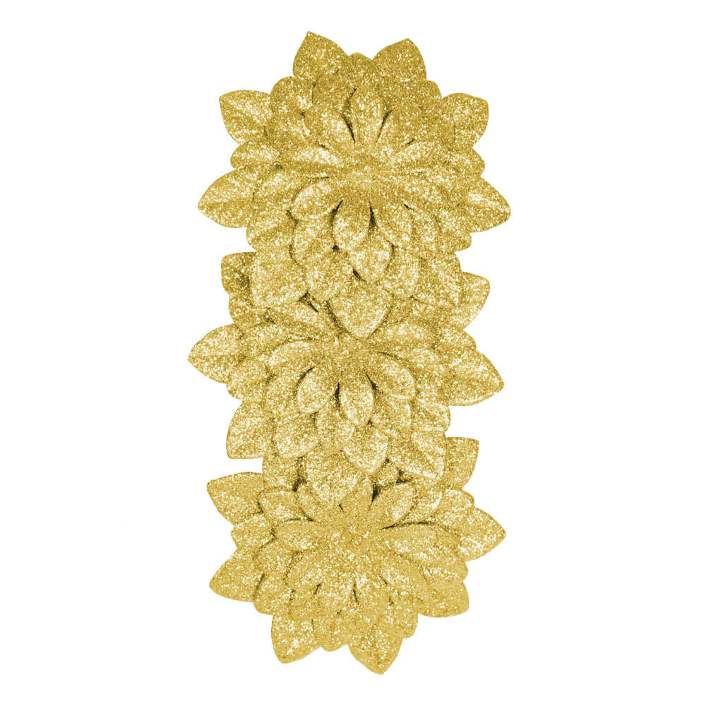 Adorno de Navidad Miró Christmas Flores 3 Piezas