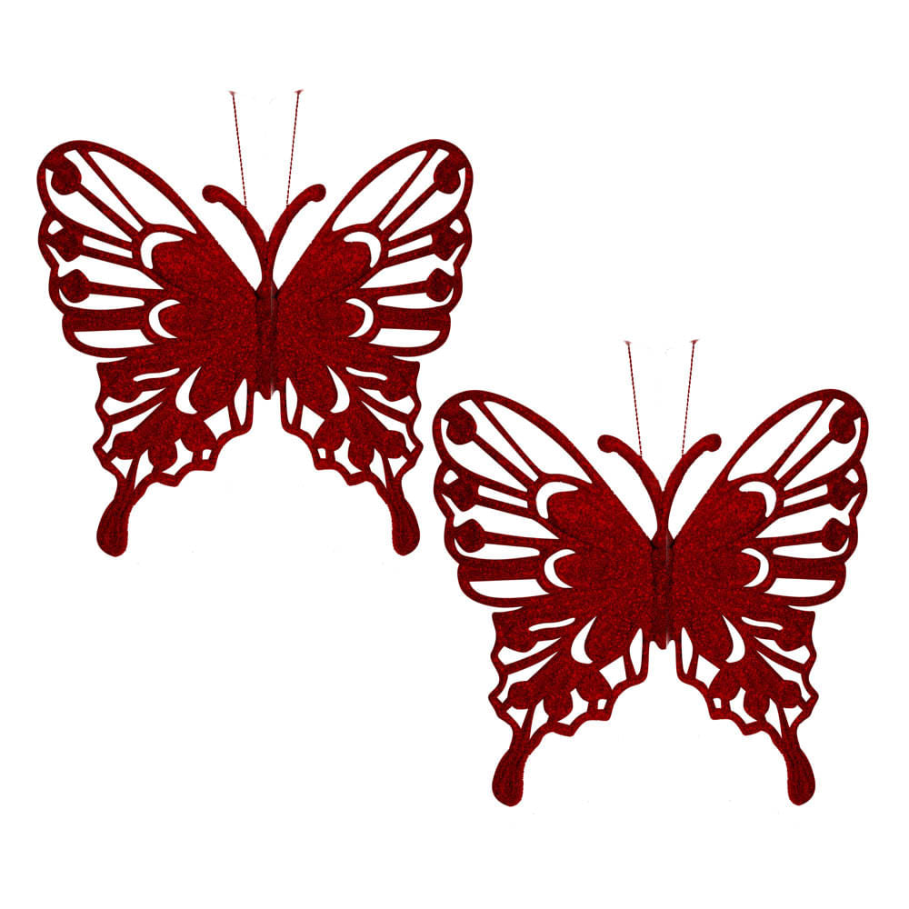 Adorno de Navidad Miró Christmas Mariposa 2 Piezas